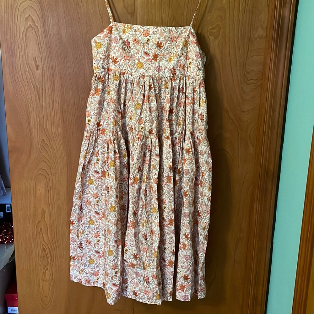 J. Crew Boho Floral MIDI Dress